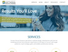 Tablet Screenshot of hswsolutions.com